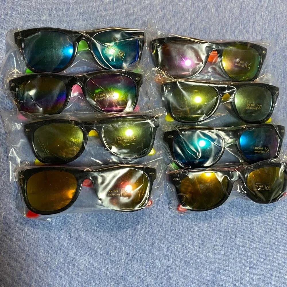 UV400 Colorful Wayfarer-styled Sunglasses for Kids Lot Of 12
